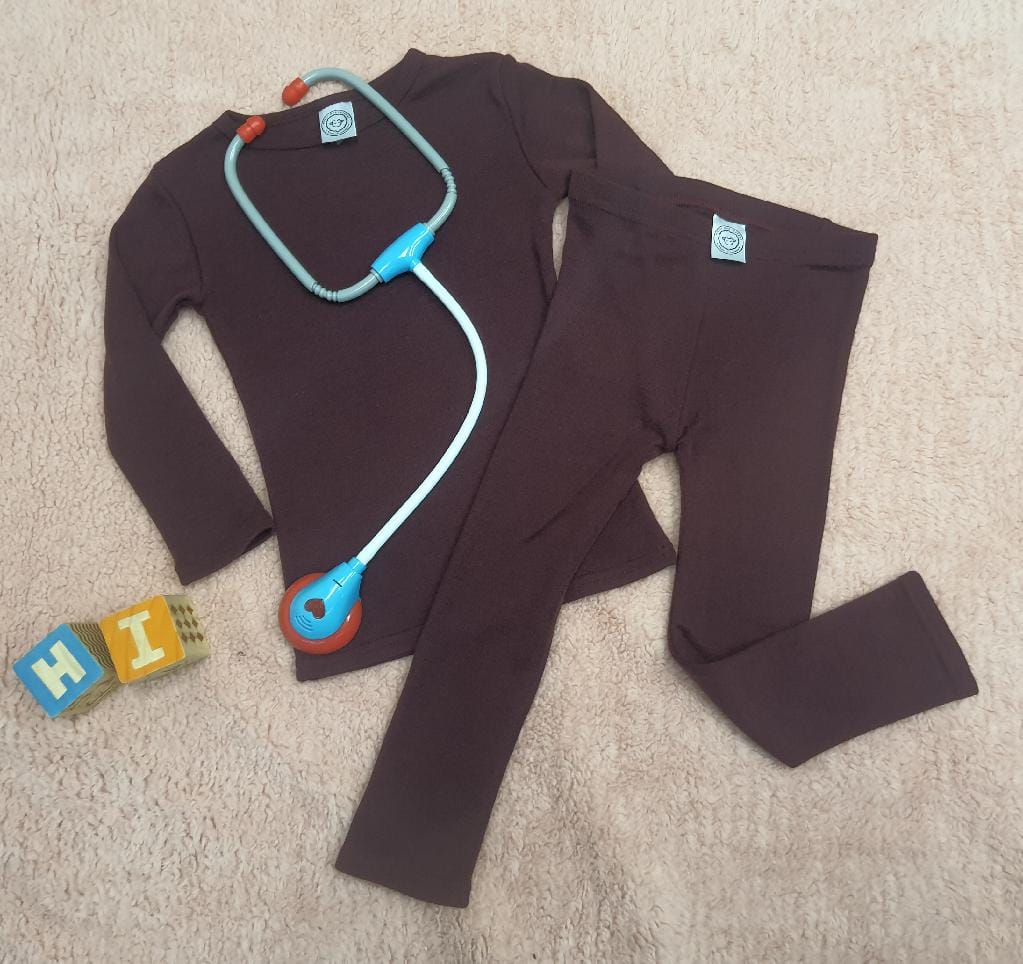 100% Merino Wool Basic Layer 2.0 in Burgundy (Perfect fit)