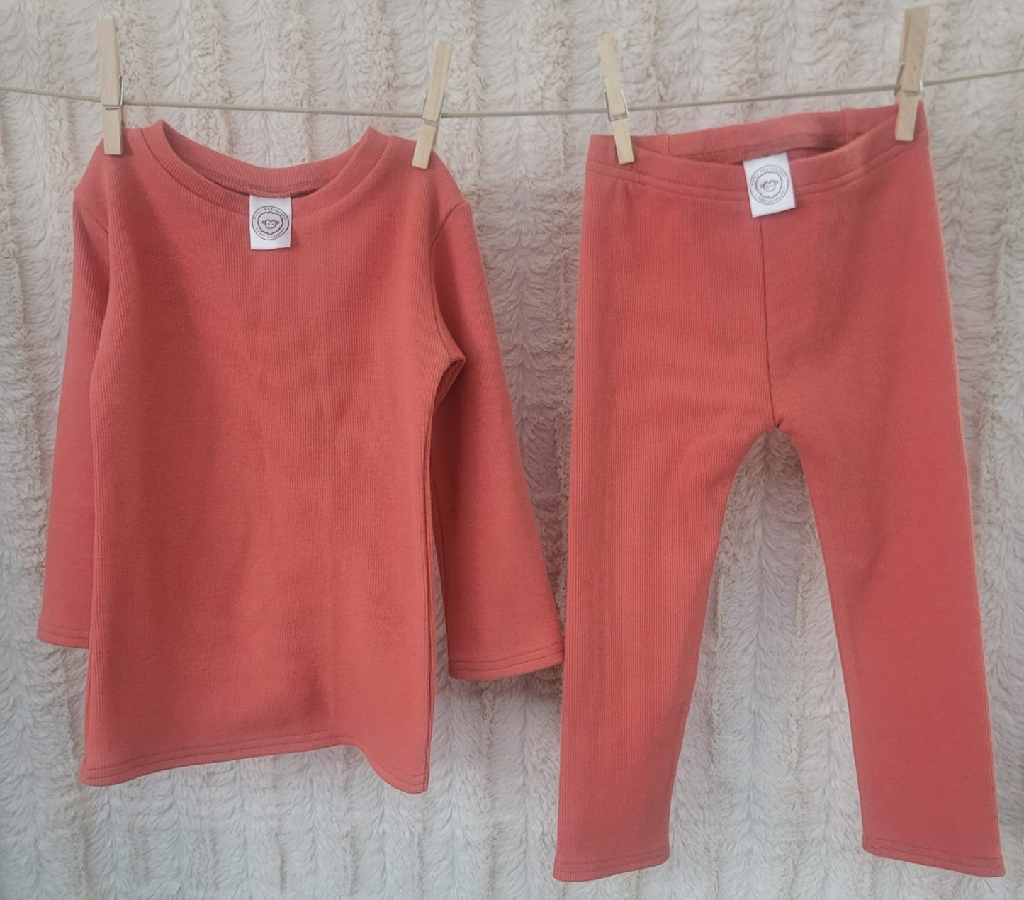 Earth Soft Mid-Weight Ribbed Base Layer in Tiger Tickle