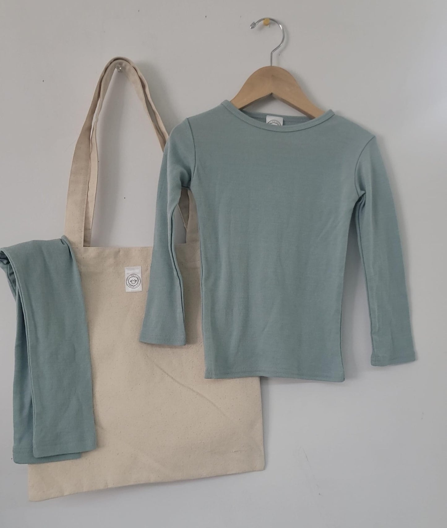 100% Merino Wool Base layer in Teal (Full Length Sleeve)
