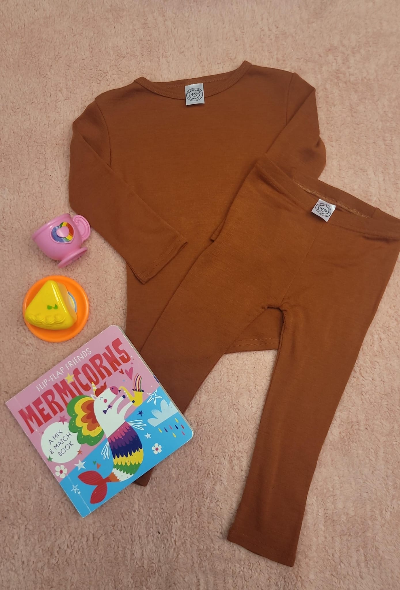 100% Merino Wool Basic Layer 2.0 in Copper (Perfect fit)