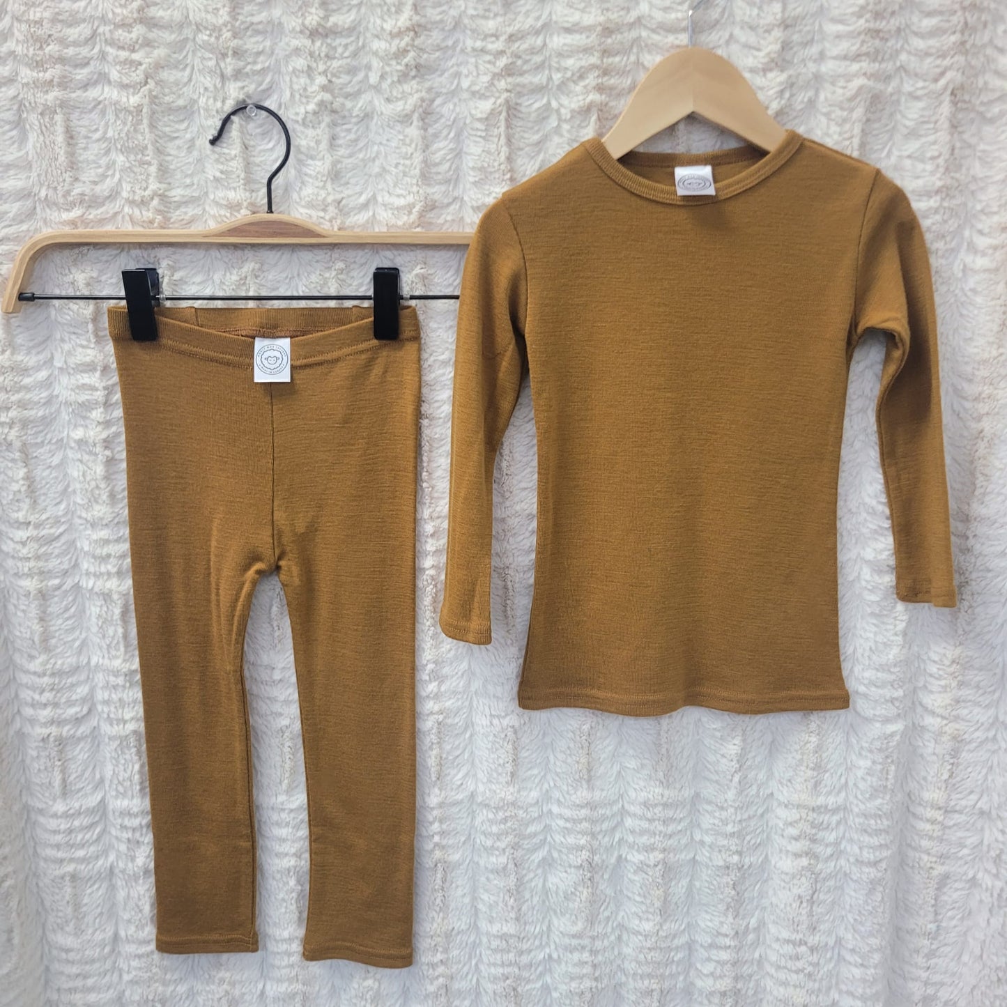 100% Merino Wool Basic Layer 2.0 in Gold Fortune (Perfect fit)