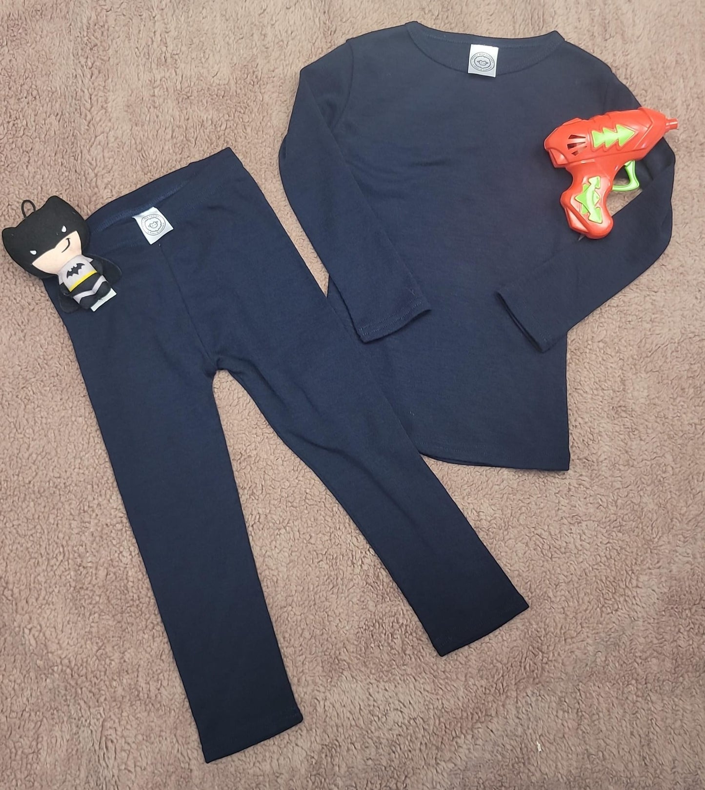 100% Merino Wool Basic Layer 2.0 in Deep Sapphire (Perfect fit)